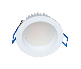 LED Downlight - Dimmable 10W 700lm IP54 3000K 82mm White