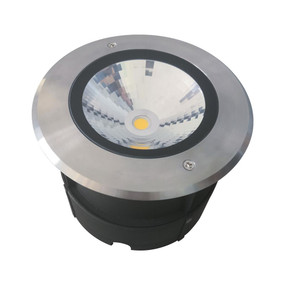 Marine Grade Inground Light - 24V 18W 1350lm IP67 IK09 3000K 233mm Chrome
