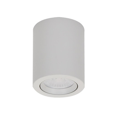 Surface Mounted Gimble Downlight - 10W 1010lm IP20 IK08 5000K 90mm Satin White Commercial Grade
