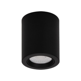 Surface Mounted Gimble Downlight - 10W 1010lm IP20 IK08 5000K 90mm Textured Black Commercial Grade