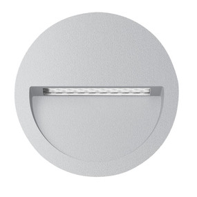 Wall Light - Vandal Resistant 4W 200lm IP65 IK08 3000K 115mm Silver