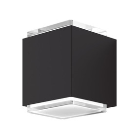 Up Down Light - Vandal Resistant 20W 700lm IP65 IK08 5000K 145mm Textured Black