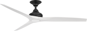 Black and White 3 Speed Ceiling Fan 152cm 60 Inch 80W