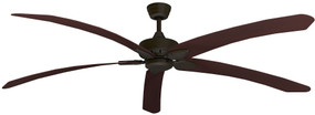 Ceiling Fan - 203cm 80in 79W Oil-Rubbed Bronze and Mahogany 3 Speed