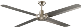 Ceiling Fan - Marine Grade 316 Stainless Steel 132cm 52in 53W Chrome 3 Speed