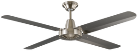 Ceiling Fan - Marine Grade 316 Stainless Steel 122cm 48in 50W Chrome 3 Speed