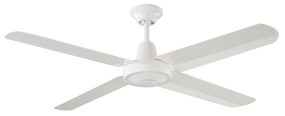 Ceiling Fan - 122cm 48in 50W White 3 Speed