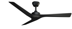 Ceiling Fan - 132cm 52in 55W Black 3 Speed