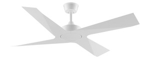 Ceiling Fan - 132cm 52in 71W White 3 Speed