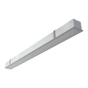Marine Grade LED Batten - Non-Dimmable Recessed 2466lm IP20 3000K 1m Chrome Commercial Grade