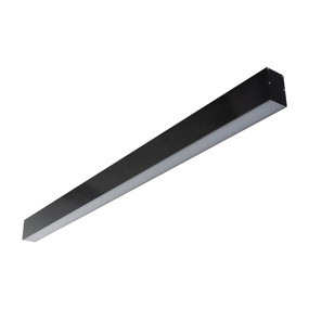 Marine Grade Surface Mounted LED Batten - 2600lm IP20 5000K Black Commercial Grade