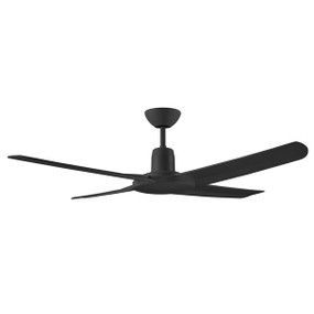 Marine Grade Ceiling Fan - 132cm 52in IP55 100W Black 3 Speed