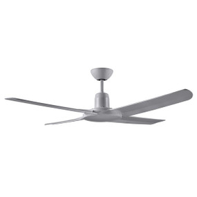 Marine Grade Ceiling Fan - 132cm 52in IP55 100W Silver 3 Speed