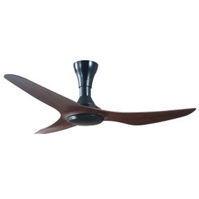 Ceiling Fan With Remote - 142cm 56in DC 38W Black and Brown 5 Speed