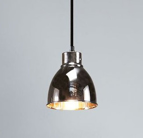Pendant Light - E27 120mm Metallic Nickel
