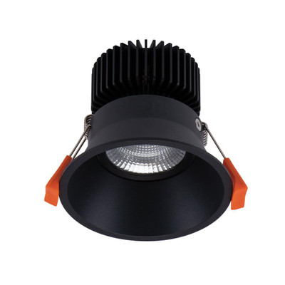 13W 1053lm LED Downlight - Dimmable IP40 4000K 100mm Black