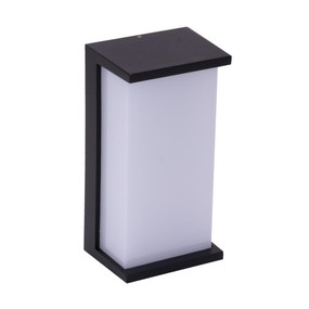 Black Outdoor Wall Light 240V 9W 437lm IP65 Duo-Colour 208mm