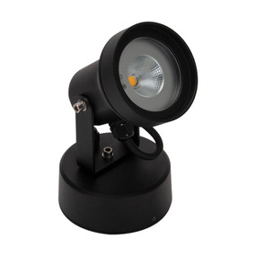 LED Spotlight - 9W 800lm IP54 3000K 200mm Black