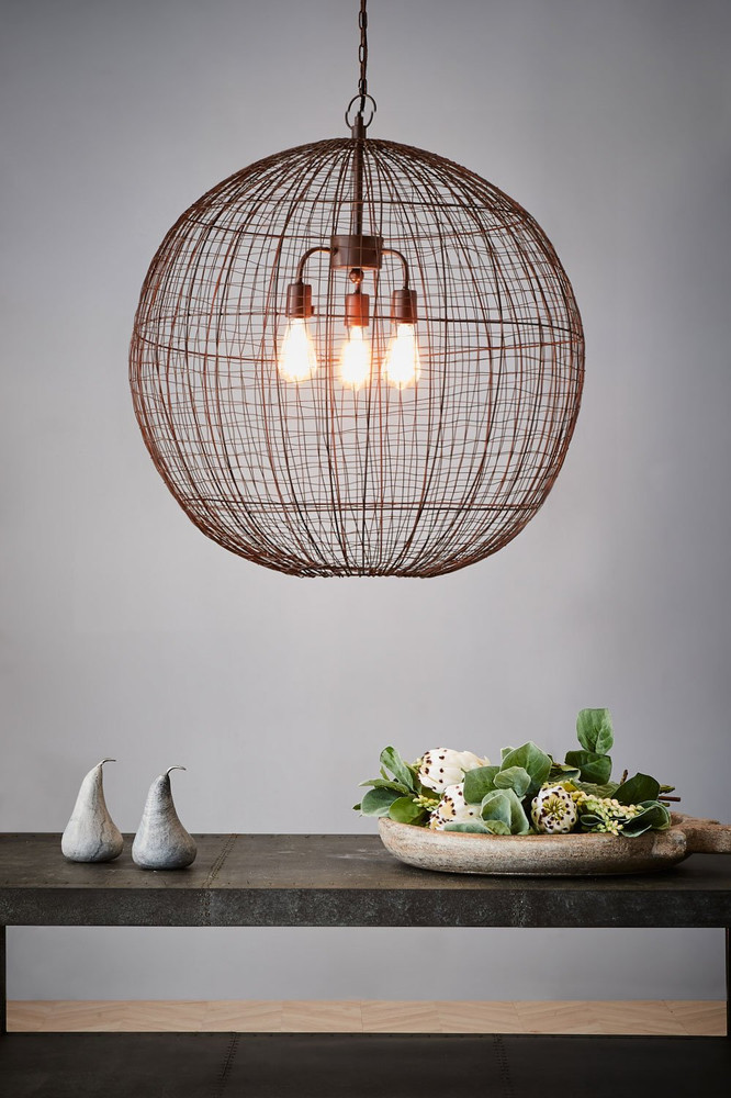 Pendant Light E27 750mm Antique Copper 