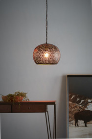 Pendant Light - E27 350mm Matte Bronze