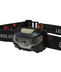 Headlamp - 3W 120lm IP44 60mm Black