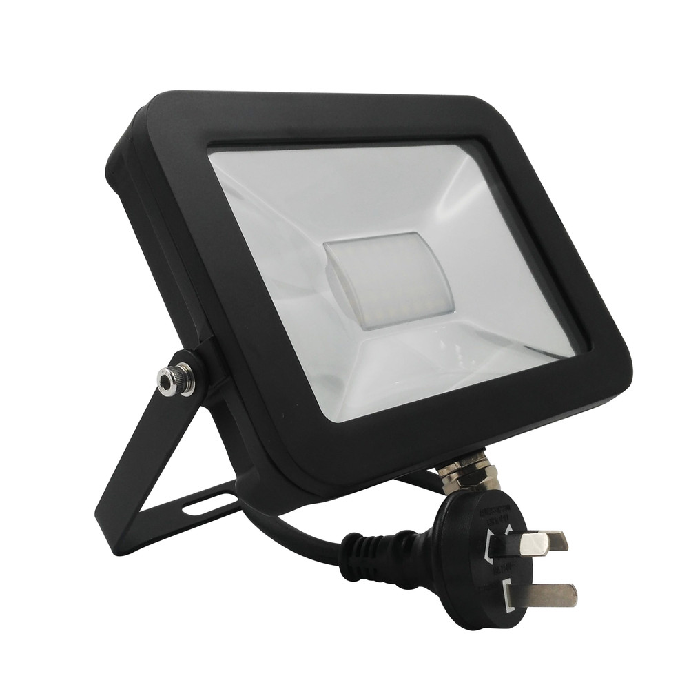 matte black flood light