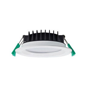 25W LED 2600lm Downlight Dimmable IP44 Tri Colour 220mm White