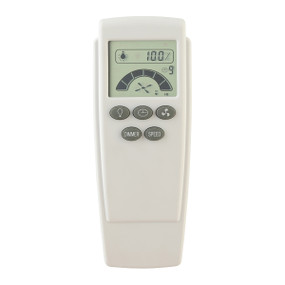 Universal Ceiling Fan Remote Control - LCD White