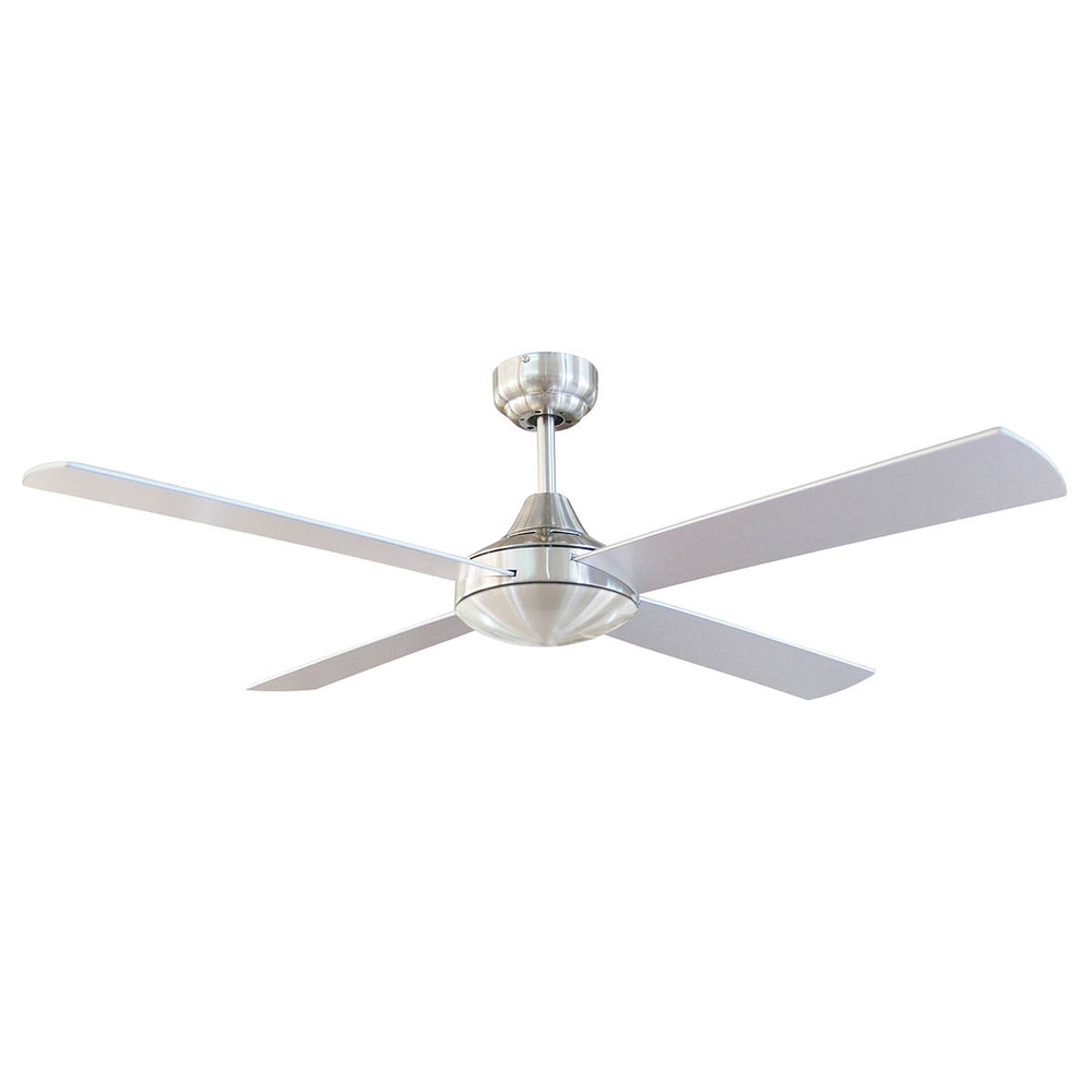 132cm 52inch Brushed Chrome Ceiling Fan 