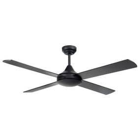 Black Ceiling Fan 132cm 52 Inch 3 Speed 65W