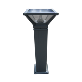 Solar Bollard Light - 480lm IP65 Dual Colour 1000mm Black Industrial Strength
