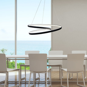 Pendant Light - 50W 3000lm IP20 4000K 700mm Black