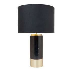 Black and Gold Table Lamp B22 40W 620mm