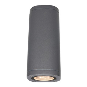 Up Down Light - 70W GU10 IP65 201mm Non-Dimmable Grey