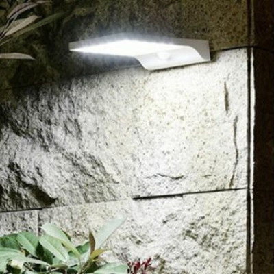 Solar Wall Light With Motion Sensor - Wide Angle, Super Bright 400lm
