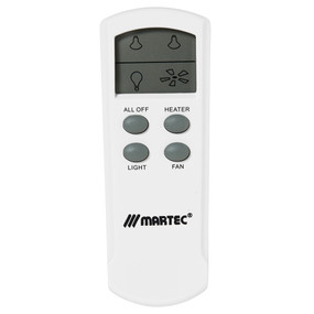 Bathroom Heater LCD Remote Control MR1 - White