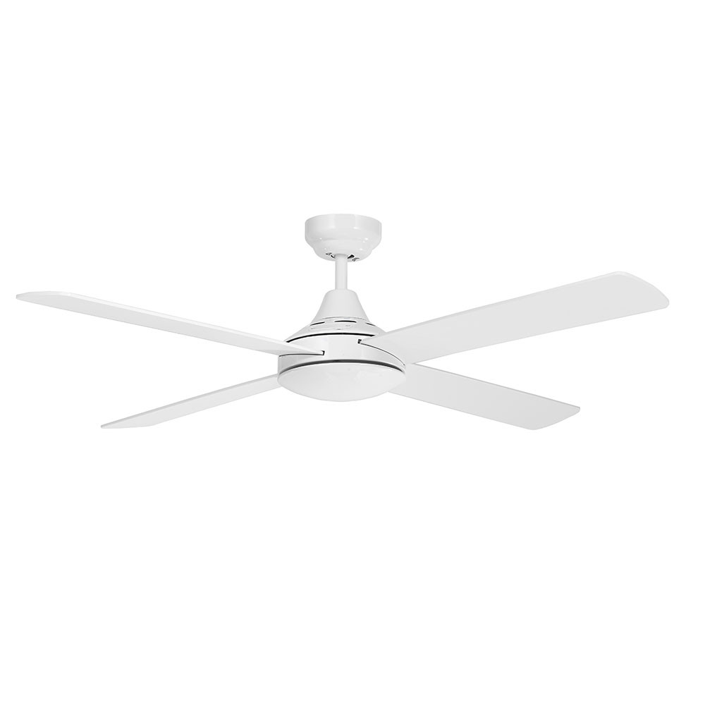122cm 48inch White Ceiling Fan 55W 3 
