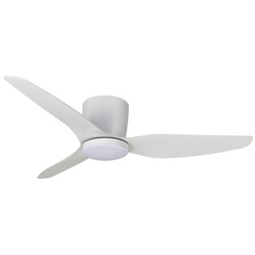 Membro Ceiling Fan With Light 127cm 50inch 60W White Satin 3 Speed