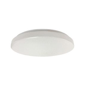 290mm Oyster Light 12W 1000lm IP20 Tri Colour White