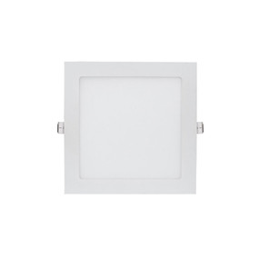 LED Downlight - Dimmable 9W 700lm IP20 3000K 150mm White Square Commercial Grade - Min10