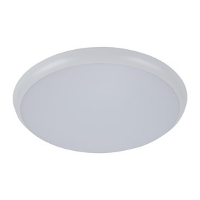 Marine Grade Vandal Resistant Wall or Ceiling Light - 35W 3100lm Tri Colour White IP54 IK08 Round White - Min10