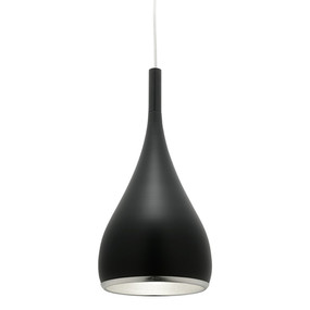 Contemporary Black Pendant Light - Modern - Min10