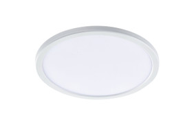 280mm Oyster Light - 18W 1400lm IP54 Tri Colour White