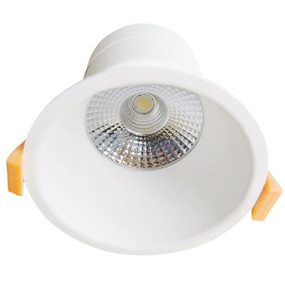 10W LED 820lm Downlight Dimmable IP44 Tri Colour 100mm White