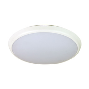 300mm Oyster Light - 25W 2200lm IP54 Tri Colour White