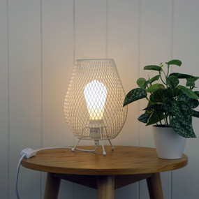 Table Lamp - E27 42W 260mm White