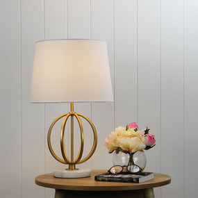 Table Lamp E27 42W 510mm Gold