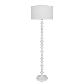 Matte White Floor Lamp E27 60W 1580mm