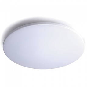 550mm White Oyster Light 48W 3000lm IP44 3000K