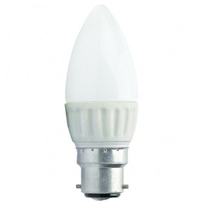 Frosted LED B22 Candle Globe 4W 280lm 3000K 37mm